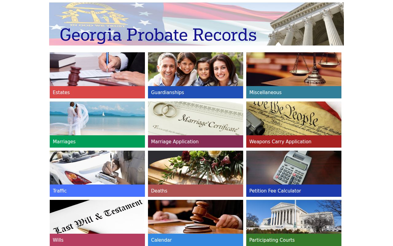 Georgia probate search used to find a McDonough estate file